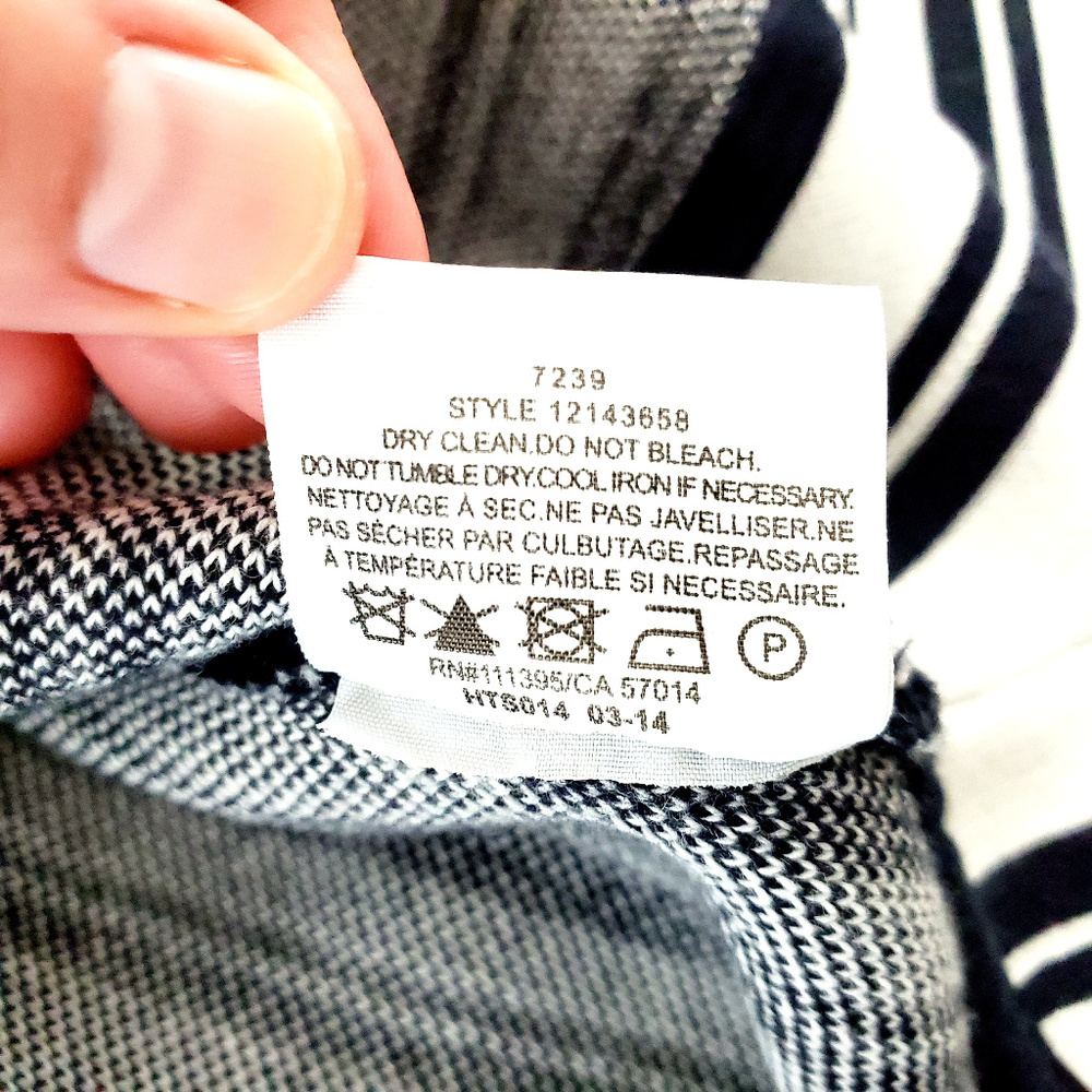 Tory Burch Striped Long Sleeve Cotton Top - Picture 8 of 8